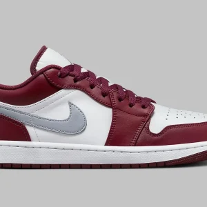 Jordan 1 Low White Bordeaux